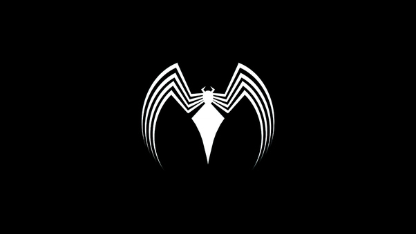 Venom Logo Dark 4k Wallpaper