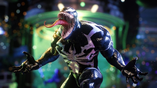 Venom Marvels Spider Man 2 Game Wallpaper