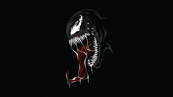Venom Minimal Design Wallpaper