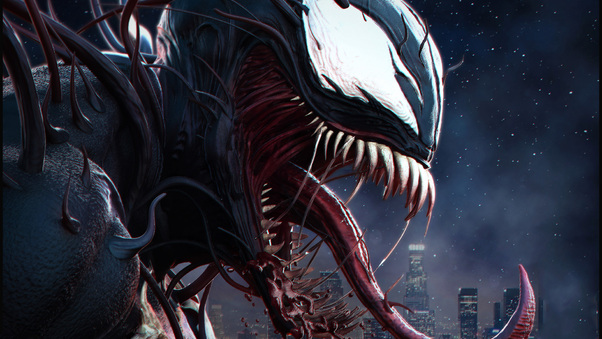 Venom Movie Digital Art Wallpaper