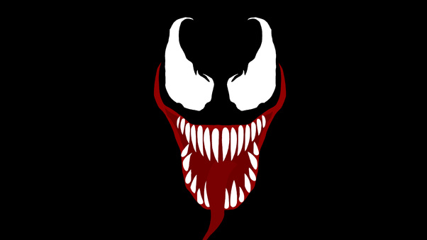 Venom Movie Face Wallpaper