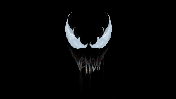 Venom Movie Logo Art Wallpaper