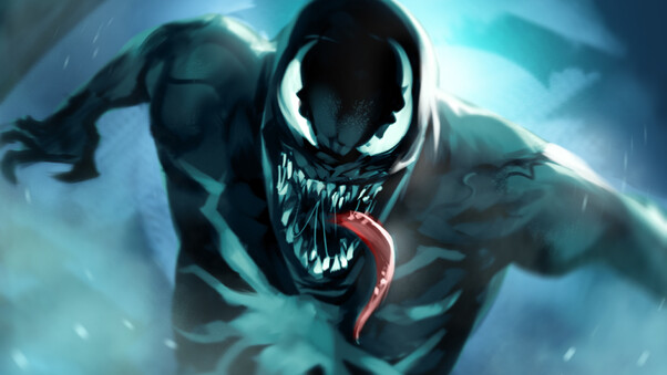 Venom Sketch Wallpaper