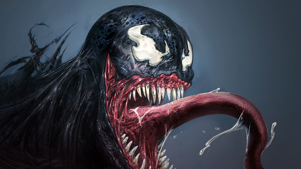 Venom Smiling 4k Wallpaper