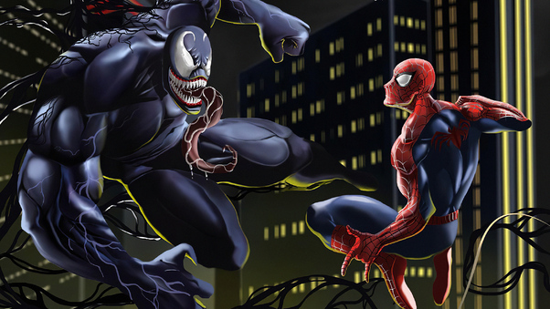 Venom Spider Art Wallpaper