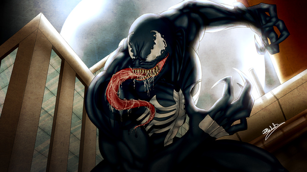 Venom Strikes Wallpaper