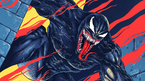 Venom Take Over City Wallpaper