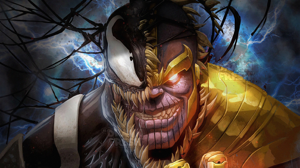 Venom Thanos Mashed Wallpaper