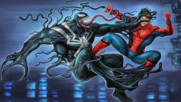 Venom Versus Spider Man Wallpaper