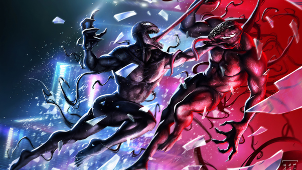 Venom Vs Carnage 4k Wallpaper