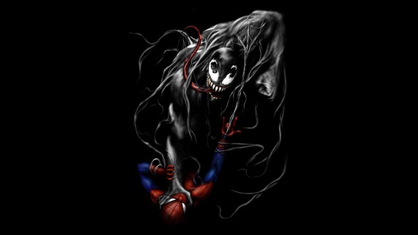 Venom Vs Spiderman 4k Wallpaper