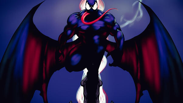 Venom With Wings Wallpaper