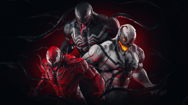 Venom X Carnage X AntiVenom Wallpaper