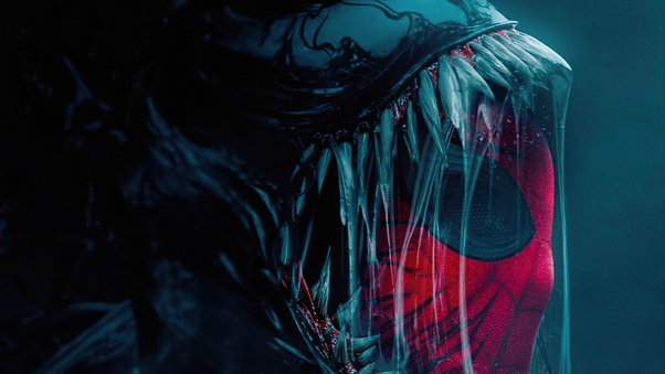Venom X Spiderman 4k Wallpaper