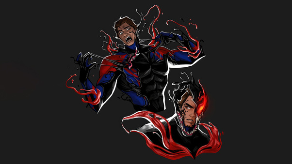 Venomised Symbiote Miguel O Hara Wallpaper