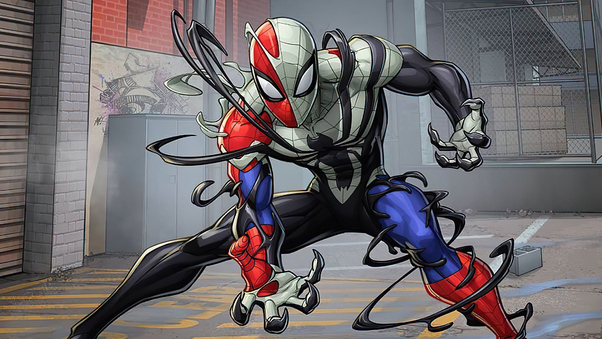 Venomized Spider Man Wallpaper