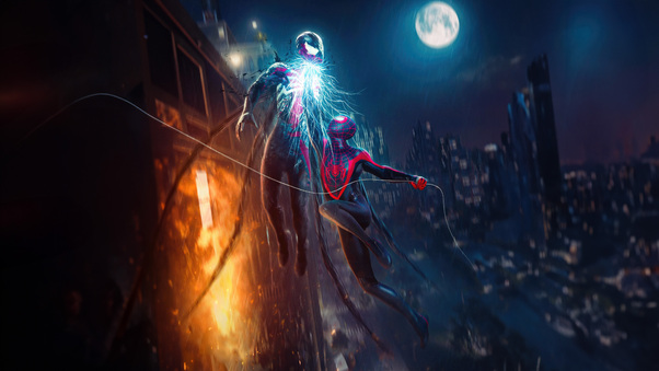 Versus The Spider A Heroic Showdown Wallpaper