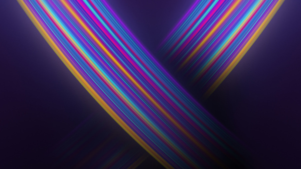 Vibrant Diagonal Light Beams Abstract (1280x720) Resolution Wallpaper
