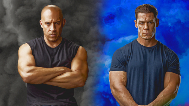 Vin Diesel And John Cena In Fast And Furious Wallpaper