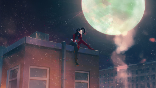 Vin Where The Moon Feels Close (1280x800) Resolution Wallpaper
