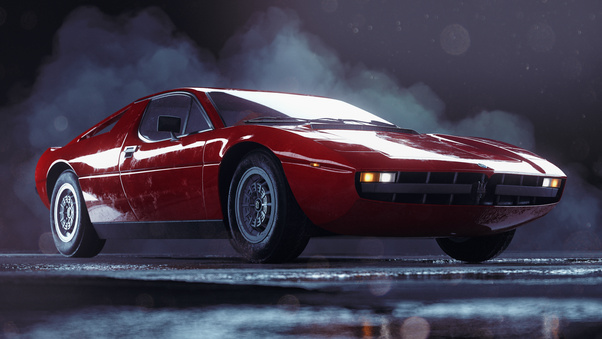 Vintage Maserati Wallpaper