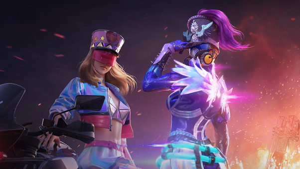 Violet Halo Set And Dazzling Youth Pubg 2020 Wallpaper