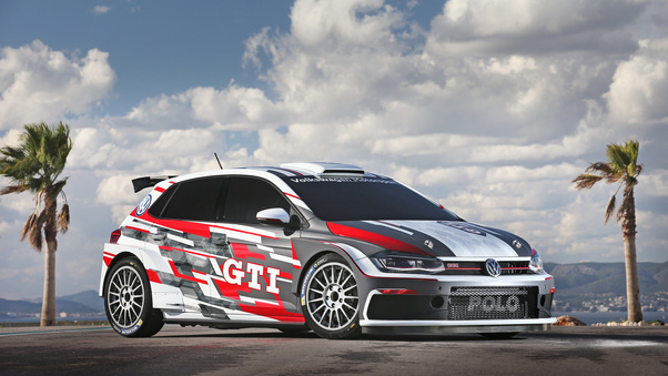 Volkswagen Polo GTI R5 2018 4k Wallpaper