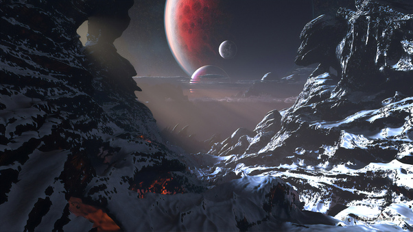 Vulcan Planet Snow Wallpaper