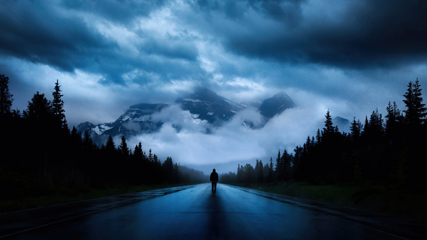 Walking Alone Road 4k, HD Photography, 4k Wallpapers, Images