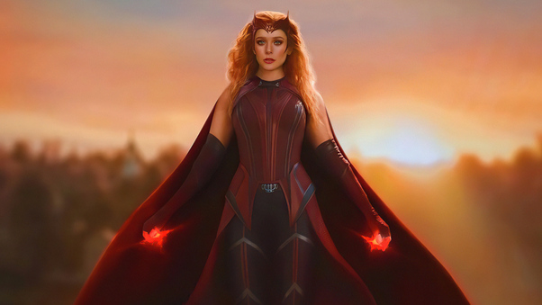 Wanda As Scarlet Witch 5k Wallpaper