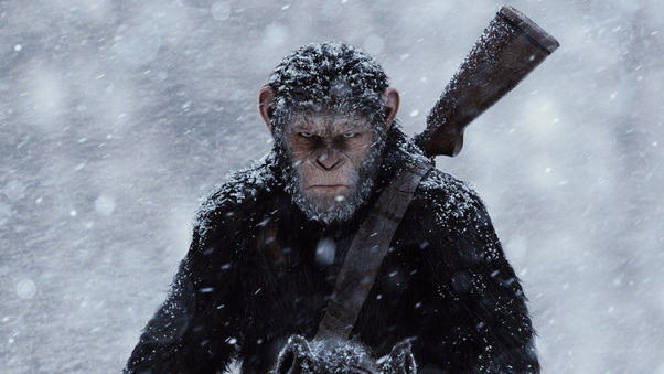 War For The Planet Of The Apes 2017 Movie Wallpaper