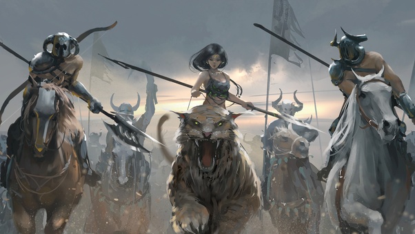 Warrior Girl Anime 5k Wallpaper
