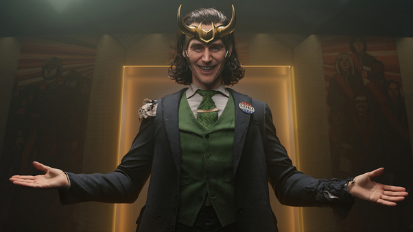 When Loki Smiles 5k Wallpaper