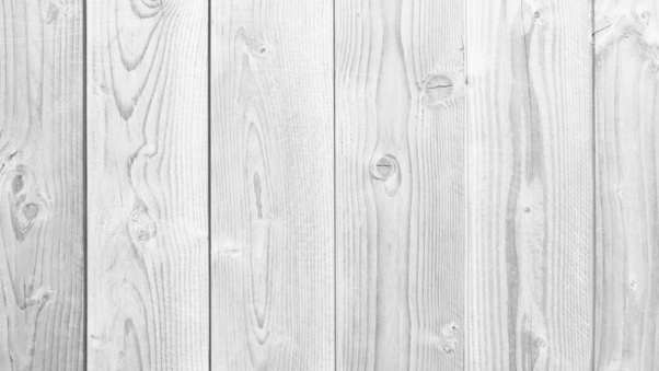 White Painted Wood Wallpaper