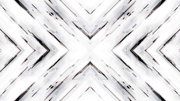 White Render Abstract Art 4k Wallpaper