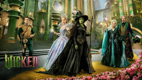Wicked Movie 2025 (2560x1024) Resolution Wallpaper