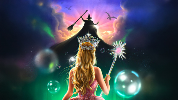 Wicked Movie Magical Realm Wallpaper