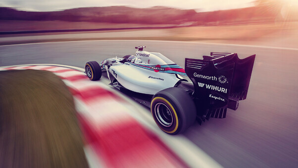 Williams 2014 F1 Car Rear Wallpaper