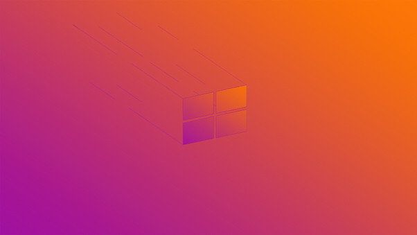 Windows 10 X Minimal Logo 5k Wallpaper