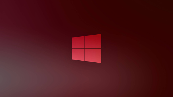 Windows 10 X Red Logo 5k Wallpaper