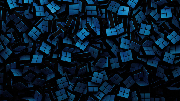 Windows 11 Dark Abstract Wallpaper
