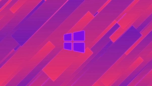 Windows 11 Pink Purple Abstract (1280x720) Resolution Wallpaper