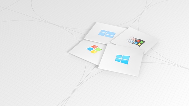 Windows Versions Light Minimal 4k Wallpaper