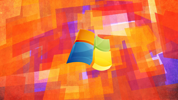Windows Xp Logo Geometry 4k Wallpaper