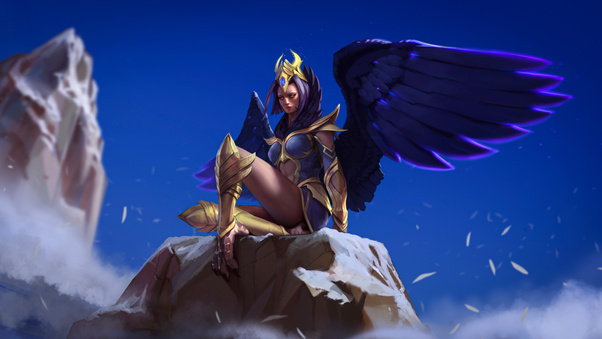 Winged Valkyrie (1336x768) Resolution Wallpaper