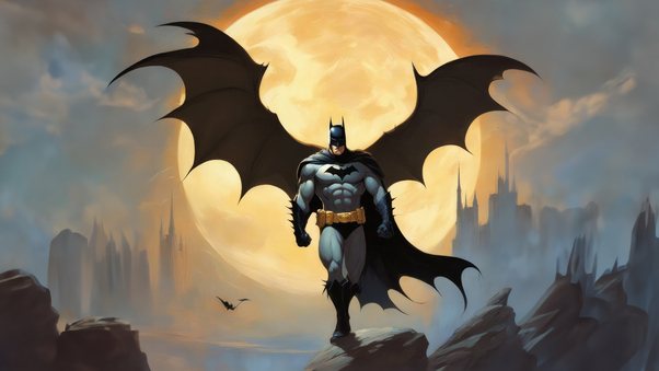 Wings Of The Dark Knight Wallpaper