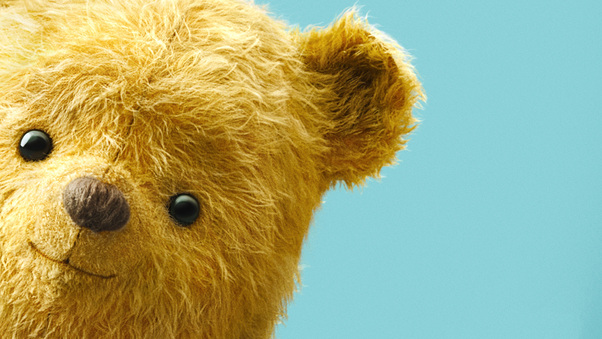 Winnie The Pooh In Christopher Robin 2018 Movie 5k Wallpaper