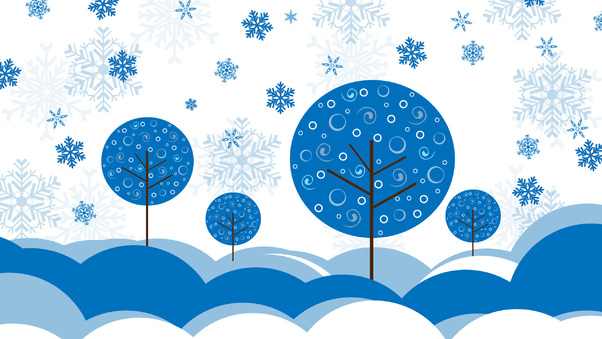 Winter Digital Art Wallpaper