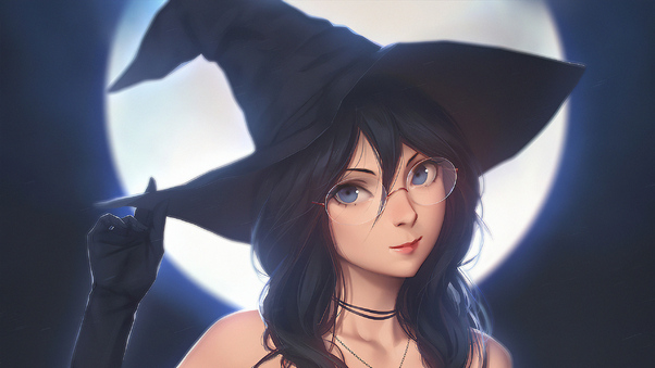 Witch Anime Girl Wallpaper