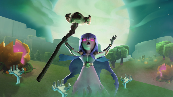Witch Clash Of Clans Wallpaper